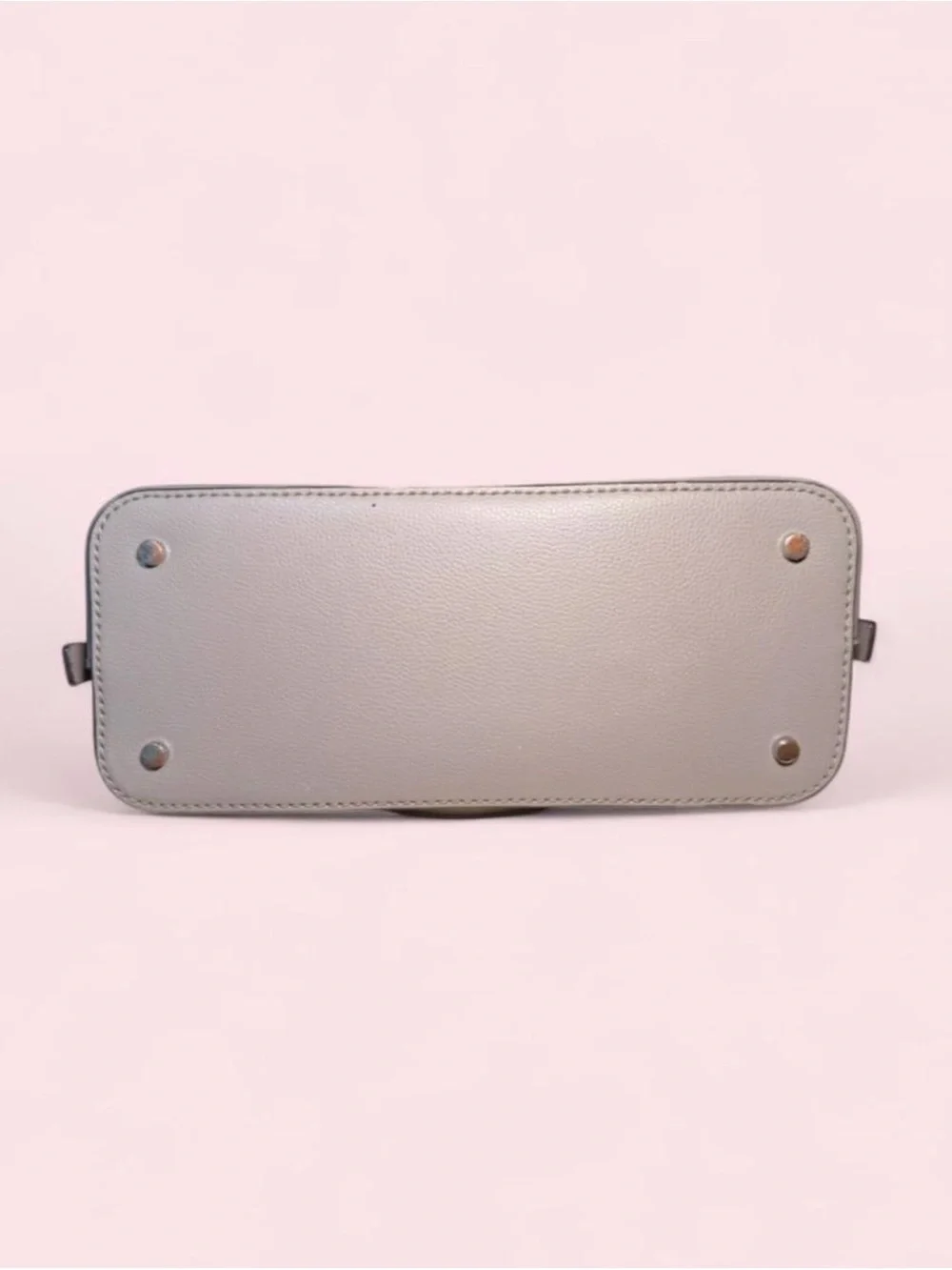 Kate Spade Patterson Drive Small Dome Satchel Taupe Gray Leather Crossbody